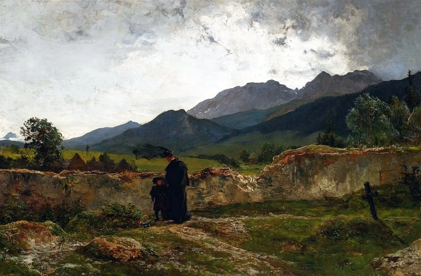 Cimitero in montagna - Museo Nazionale di Varsavia